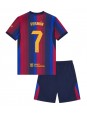 Otroški Nogometna dresi replika Barcelona Fermin Lopez #7 Domači 2026-27 Kratek rokav (+ hlače) Otroški Nogometna dresi replika Barcelona Fermin Lopez #7 Domači 2026-27 Kratek rokav (+ hlače)